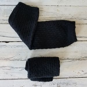 Black leg warmers